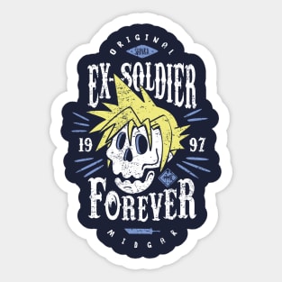 Ex-Soldier Forever Sticker